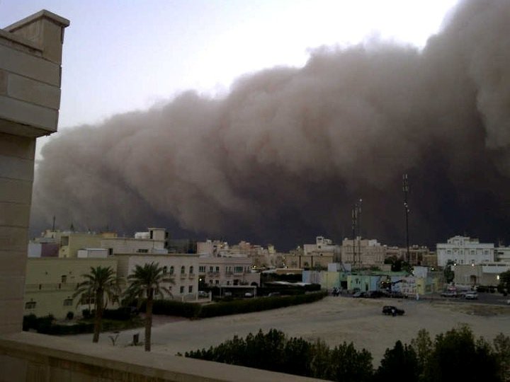 dust storm in middle east
